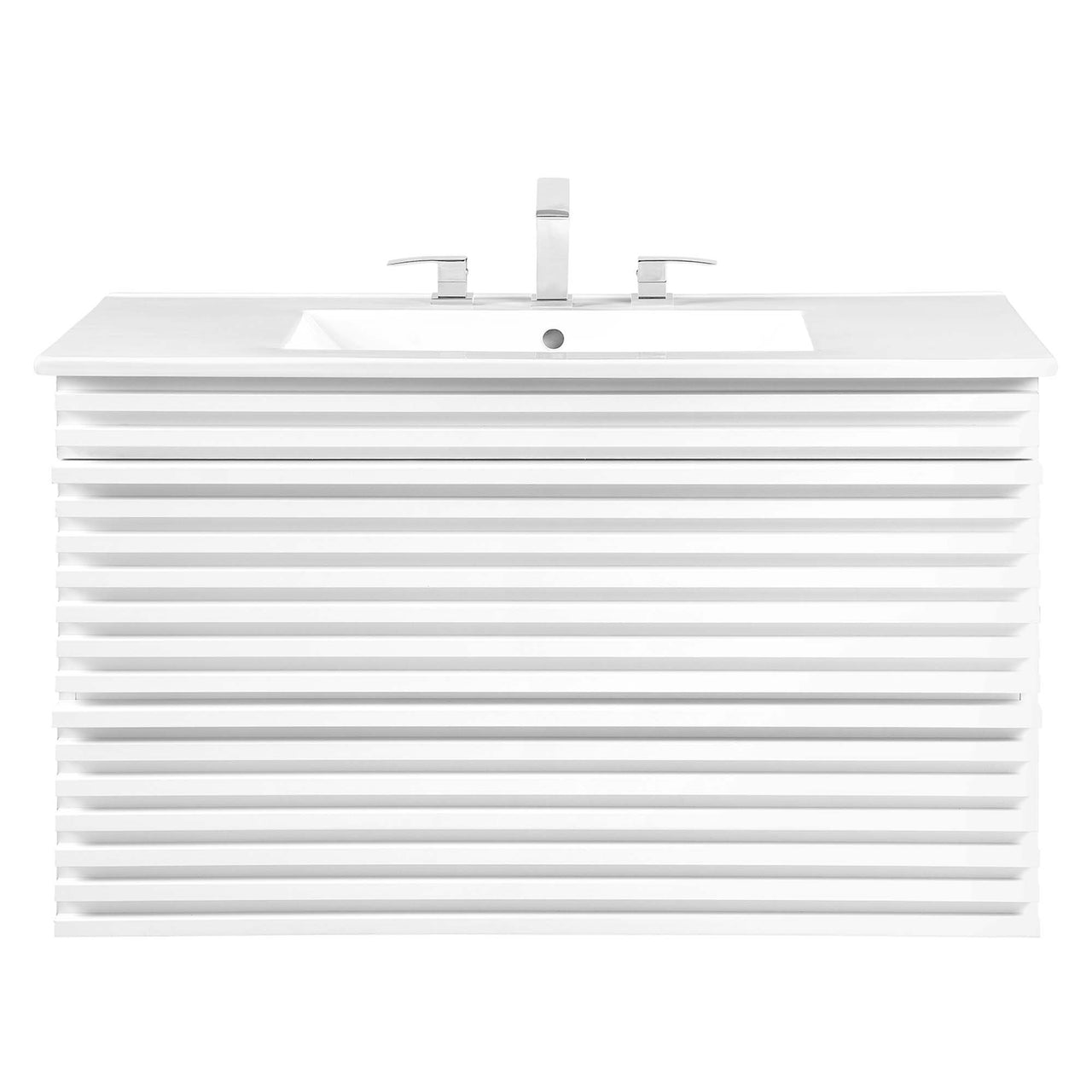 Ventra Floating Vanity Unit, Large, White