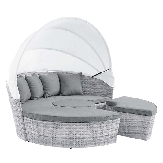 Oasis Canopy Alfresco Daybed, Gray