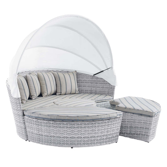 Oasis Canopy Sunbrella® Alfresco Daybed, Limestone
