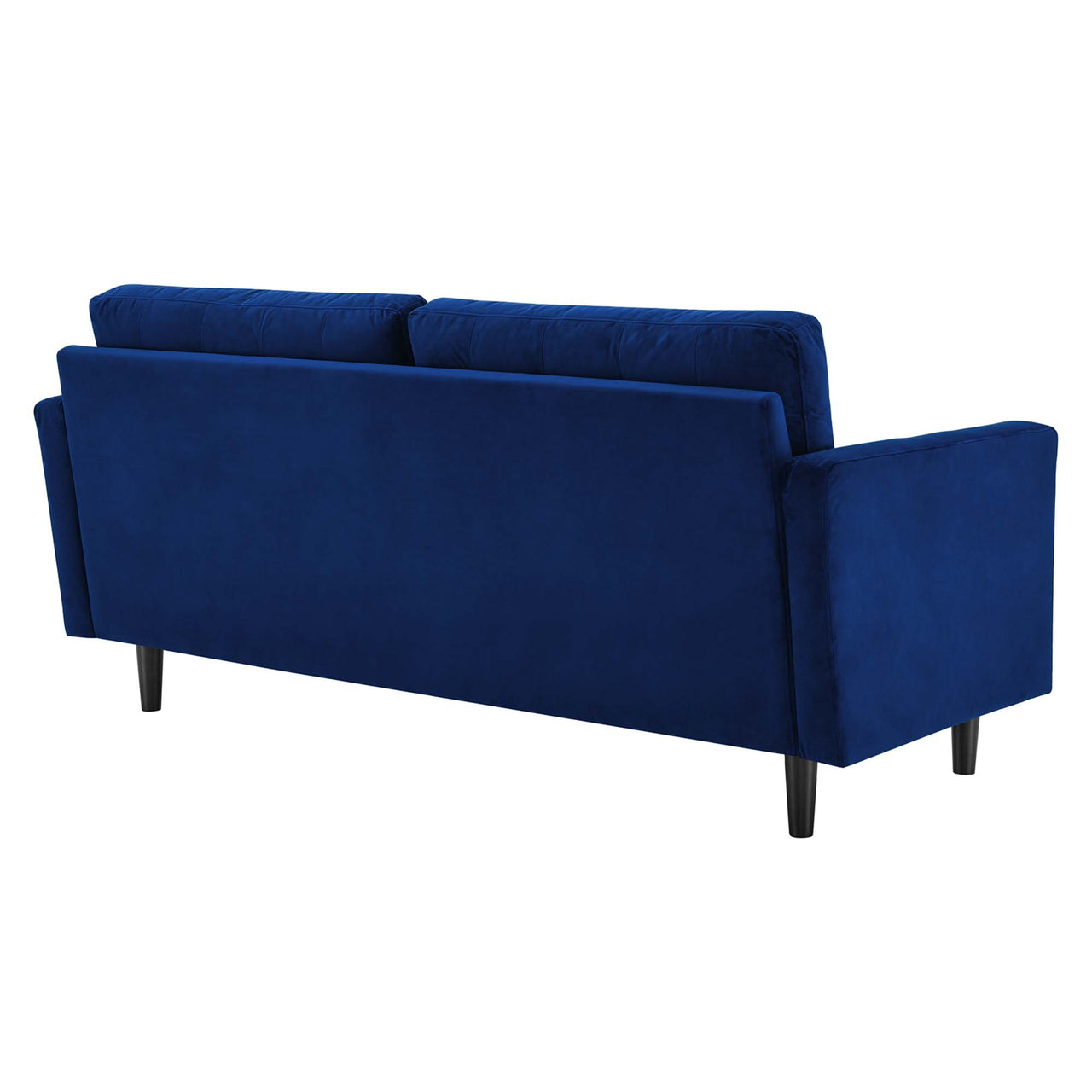 Lucera Velvet Sofa, Navy
