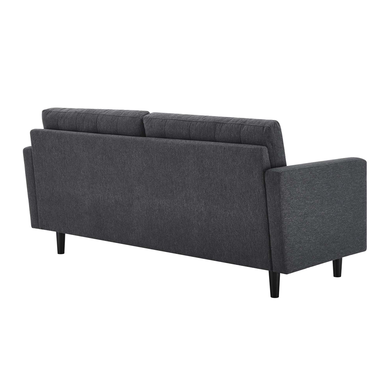 Lucera Fabric Sofa, Charcoal