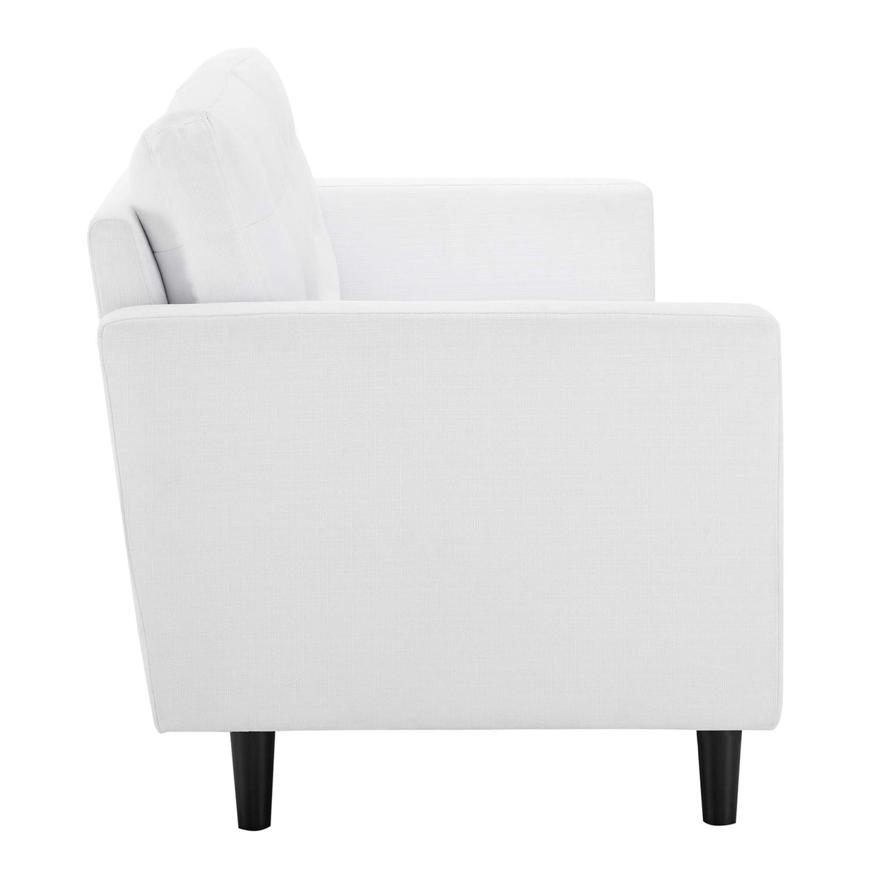 Lucera Fabric Sofa, White