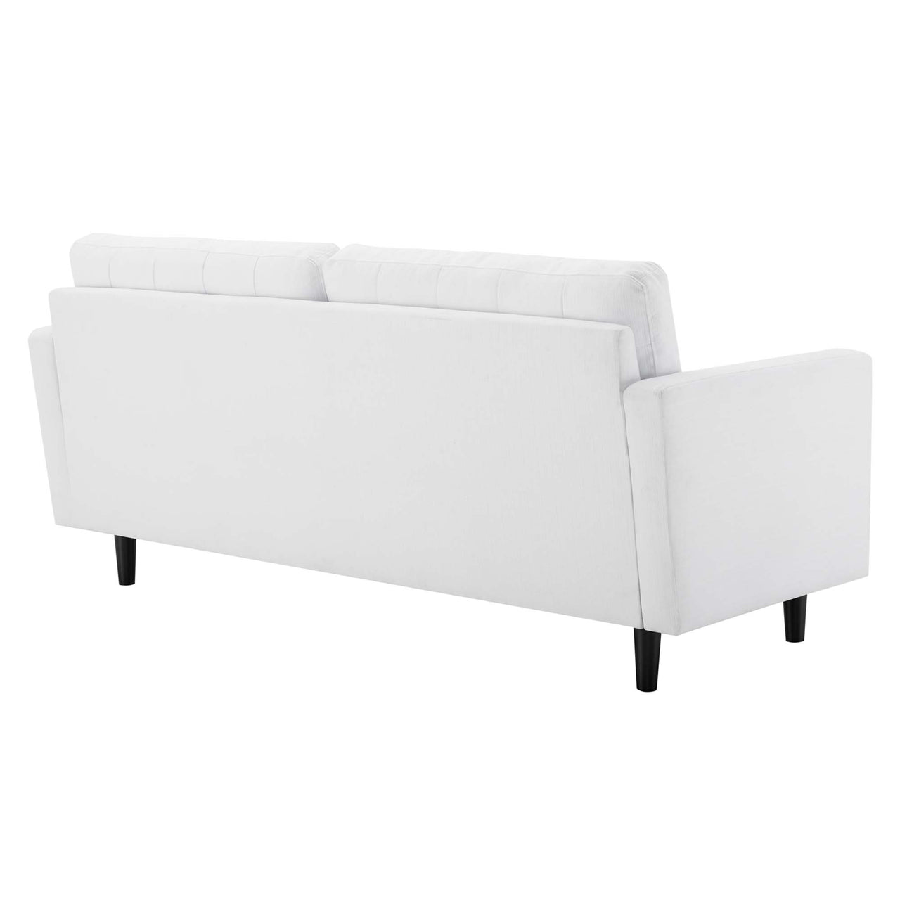 Lucera Fabric Sofa, White