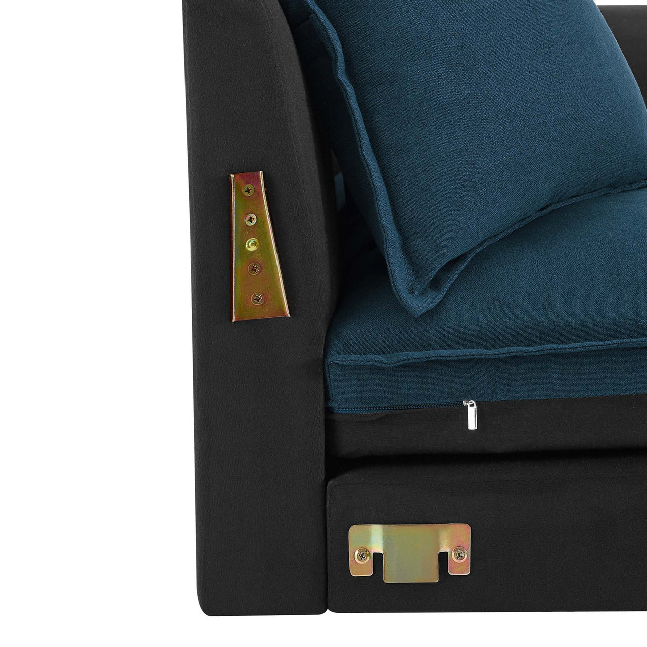 Isola Fabric Sofa with Removable Cover, Azure