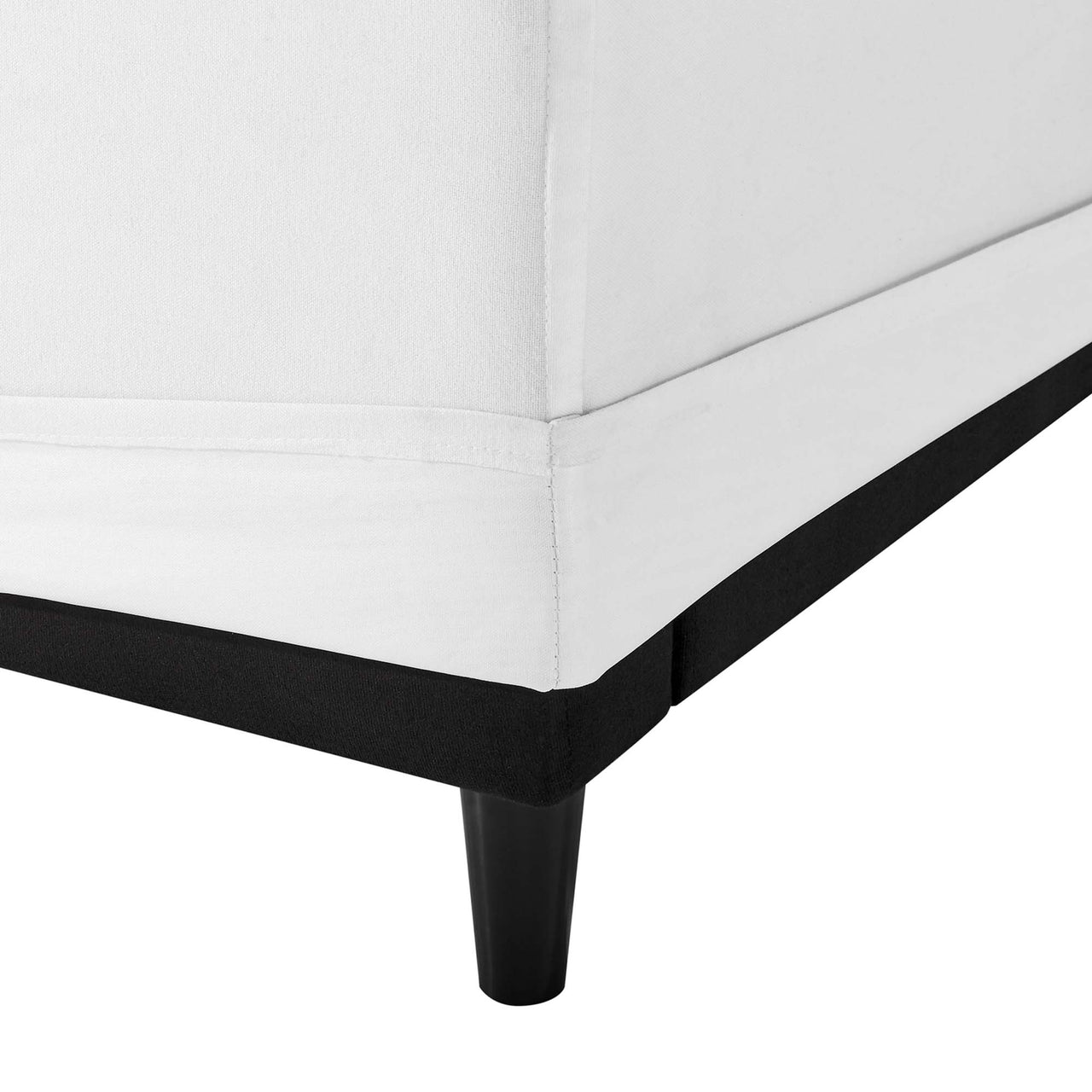 Isola Fabric Sofa with Removable Cover, White
