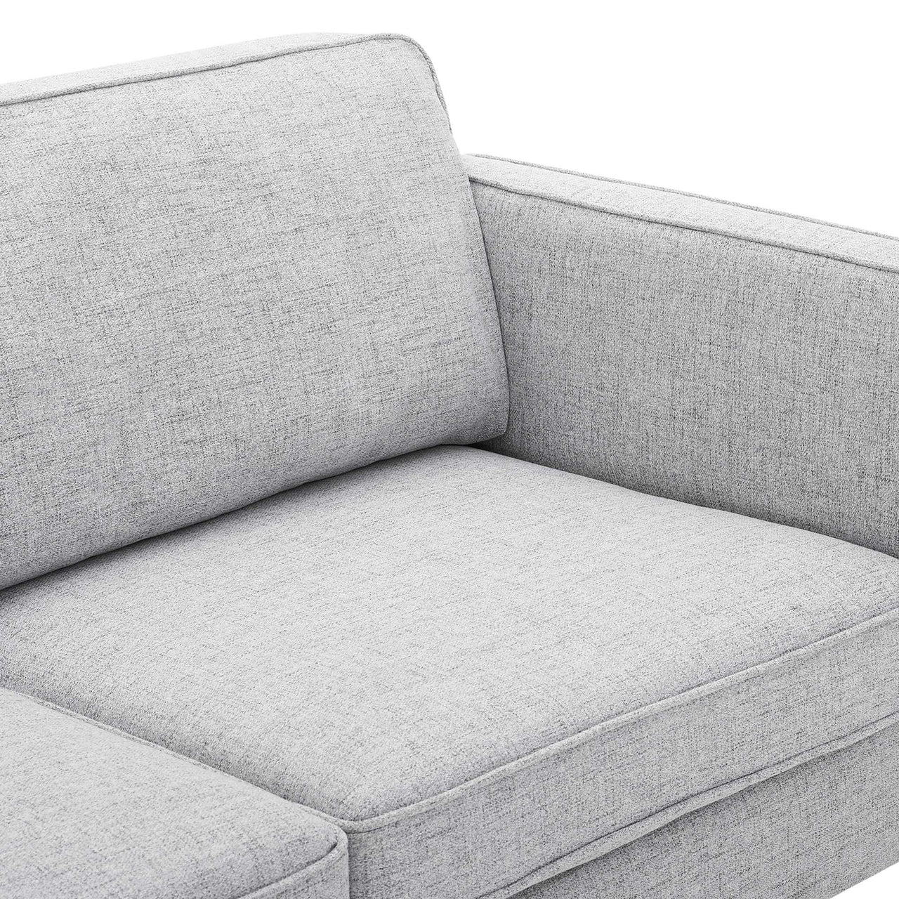 Ociel Fabric Sofa, Light Gray