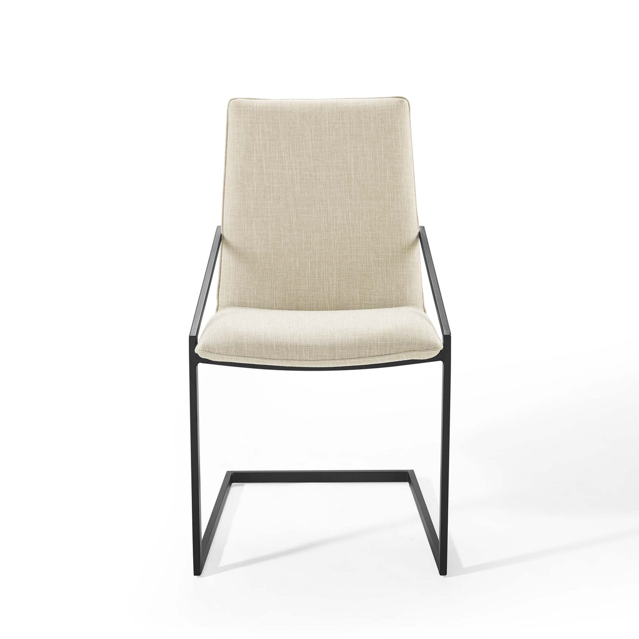 Balance Fabric Dining Armchair Set of 2, Beige