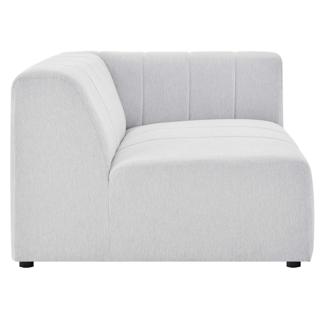 Barden 2-Piece Fabric Loveseat Sectional, Ivory