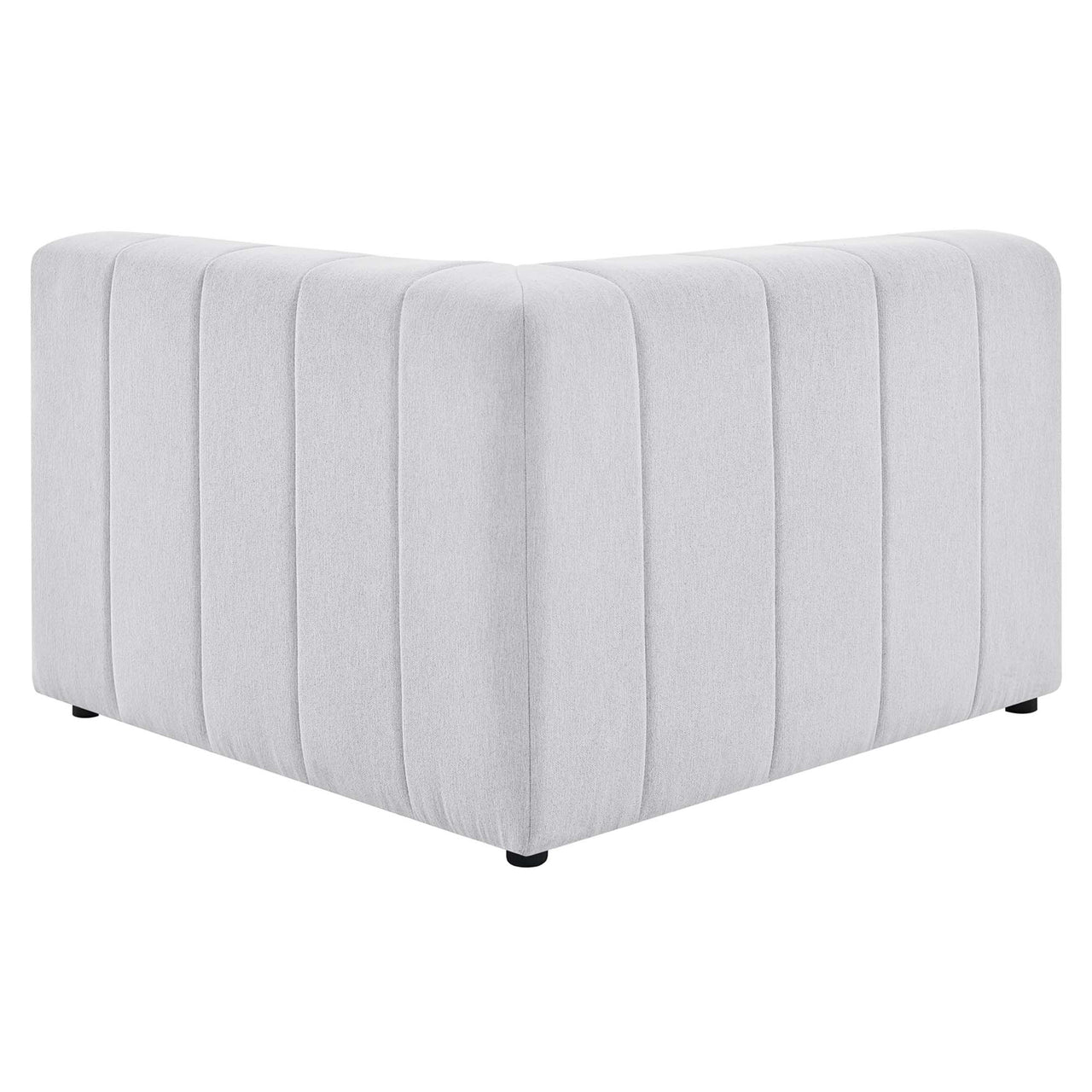 Barden 2-Piece Fabric Loveseat Sectional, Ivory