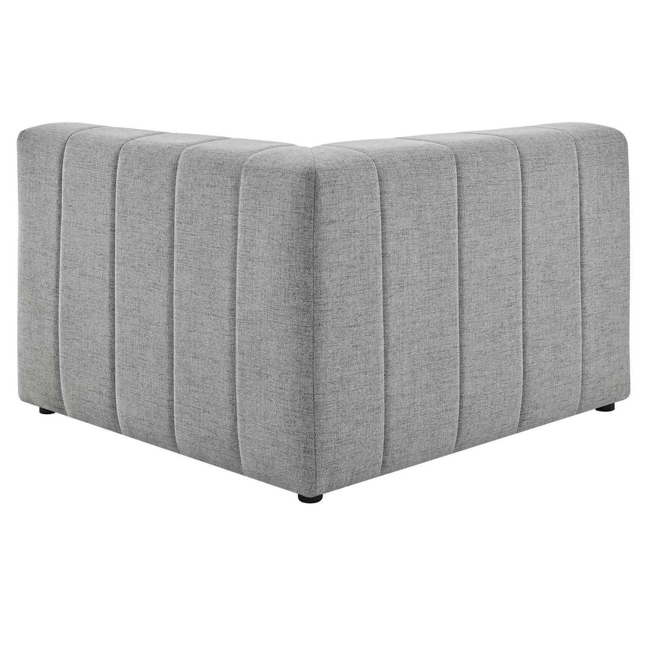Barden 3-Piece Fabric Sofa Sectional, Light Gray