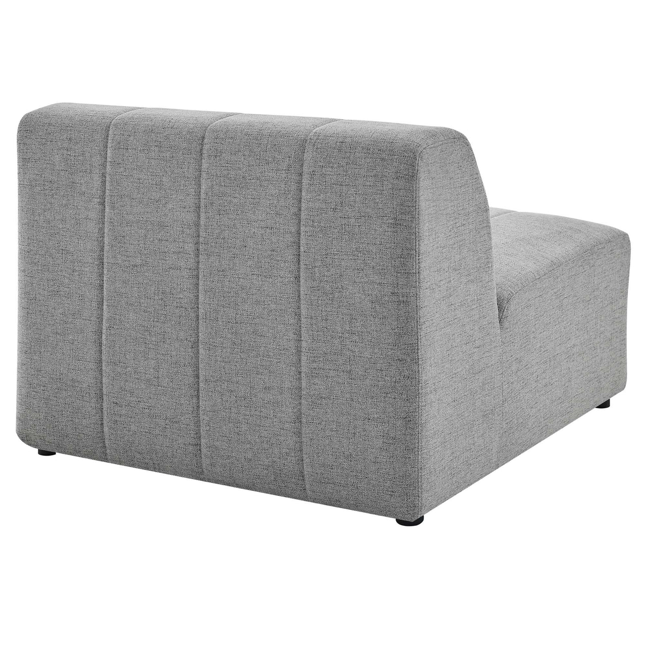 Barden 3-Piece Fabric Sofa Sectional, Light Gray