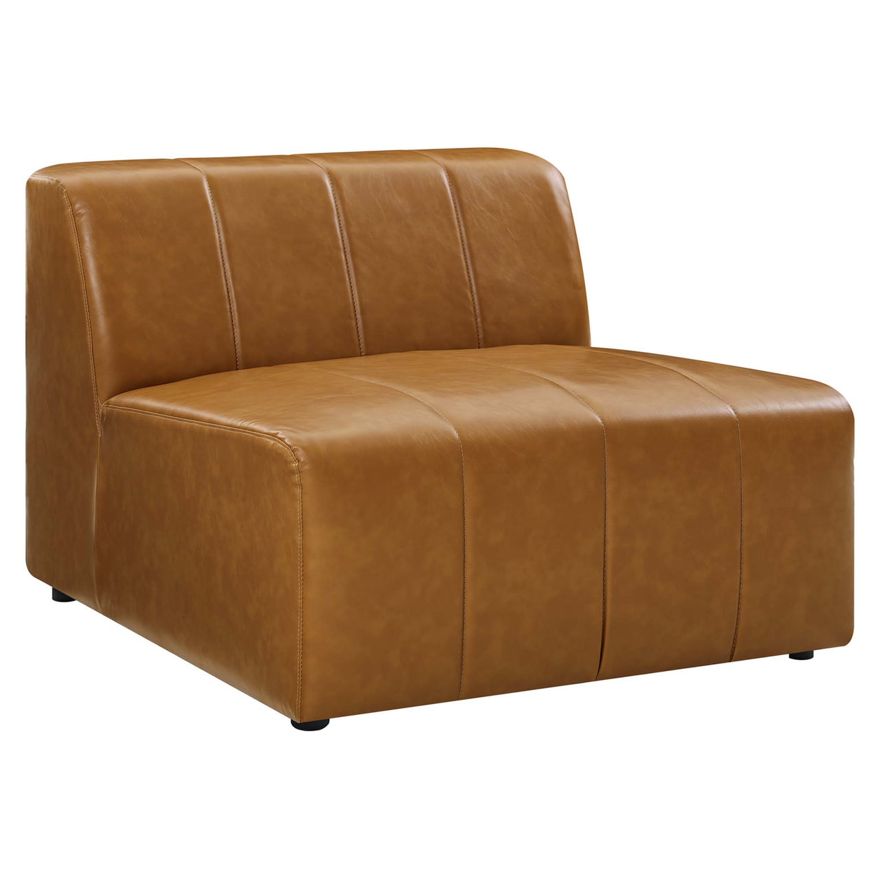Barden 3-Piece Eco-Leather Sofa Sectional, Tan