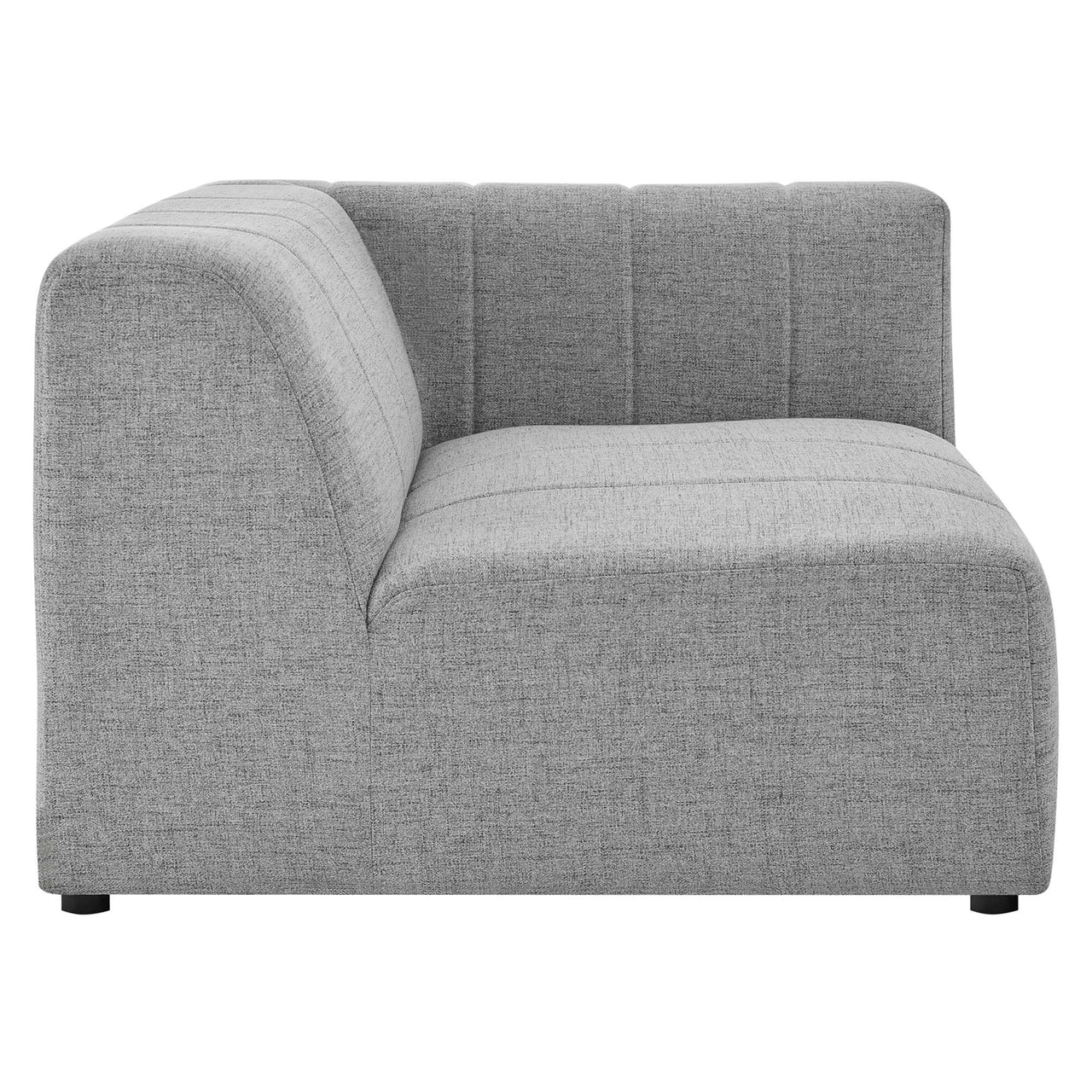 Bartlett 4-Piece Upholstered Fabric Sectional, Light Gray