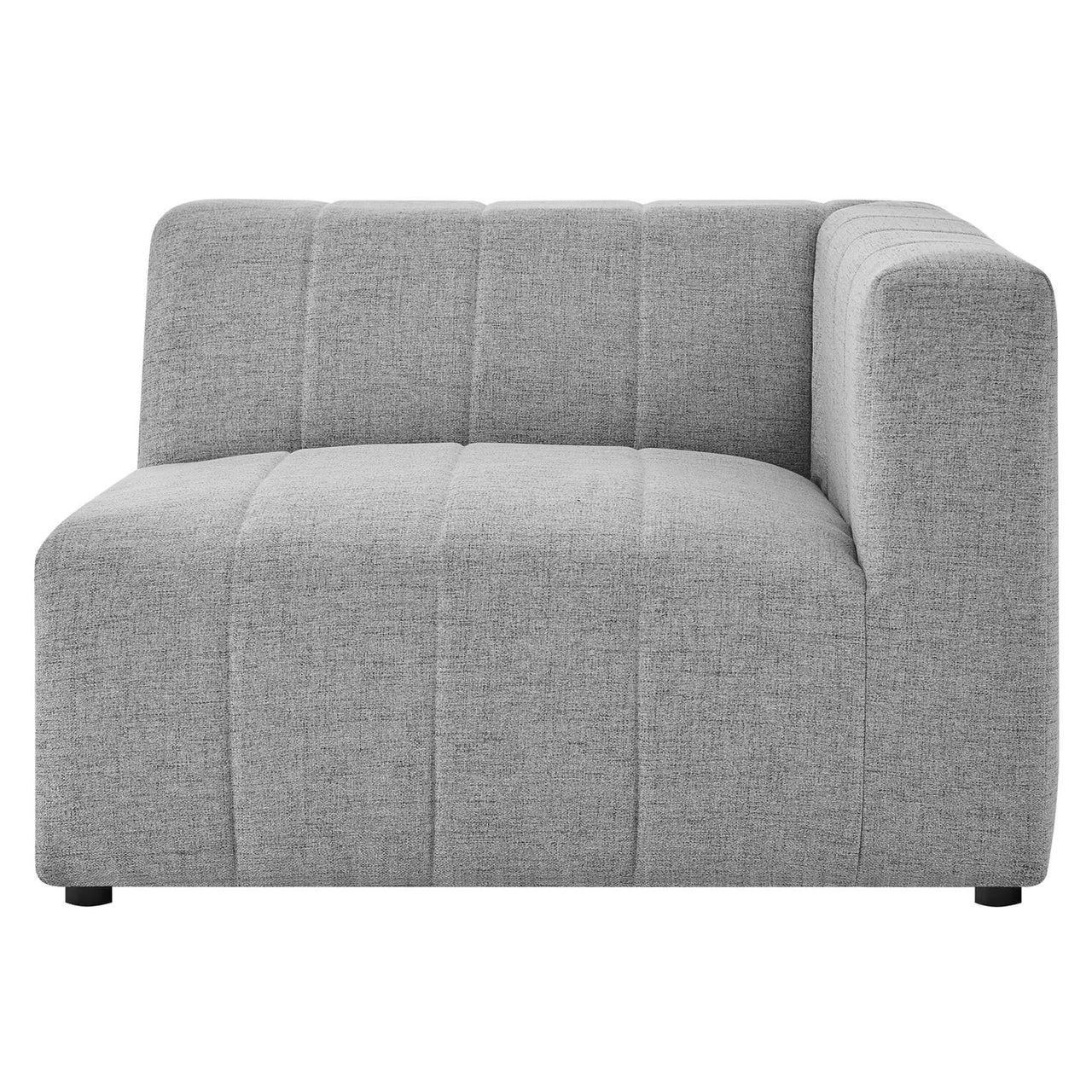 Bartlett 4-Piece Upholstered Fabric Sectional, Light Gray