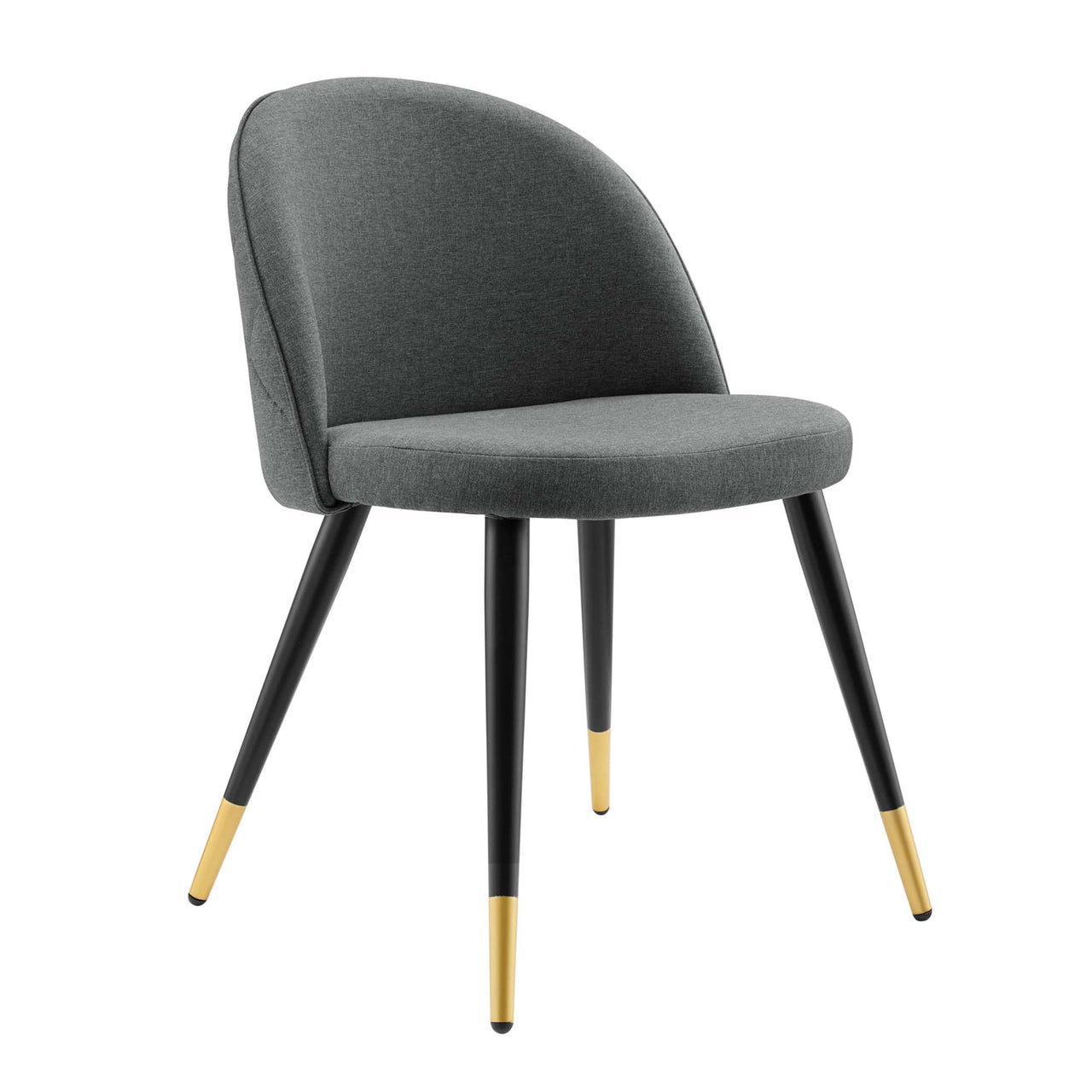 Adamantitus Dining Chair Set of 2, Gray