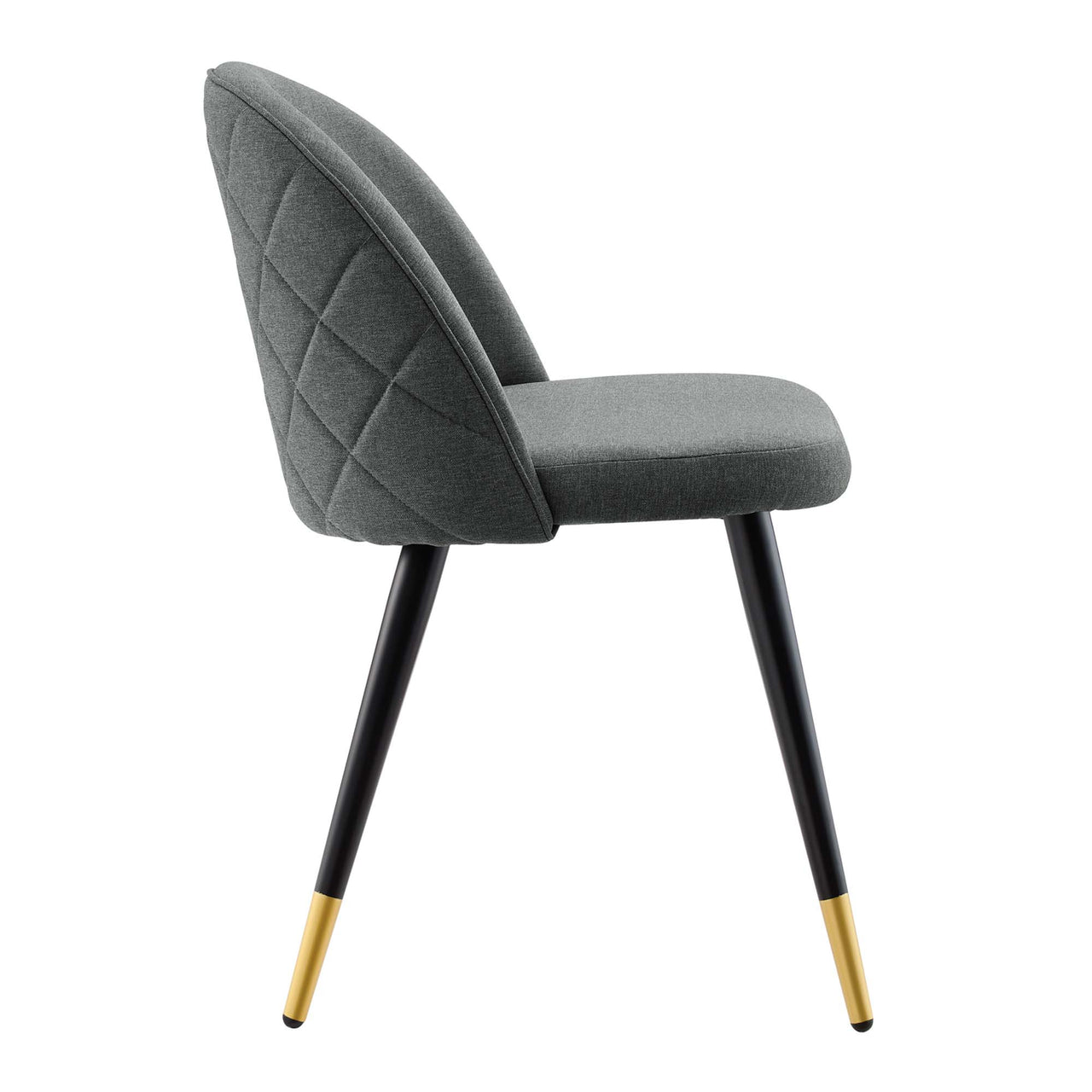 Adamantitus Dining Chair Set of 2, Gray