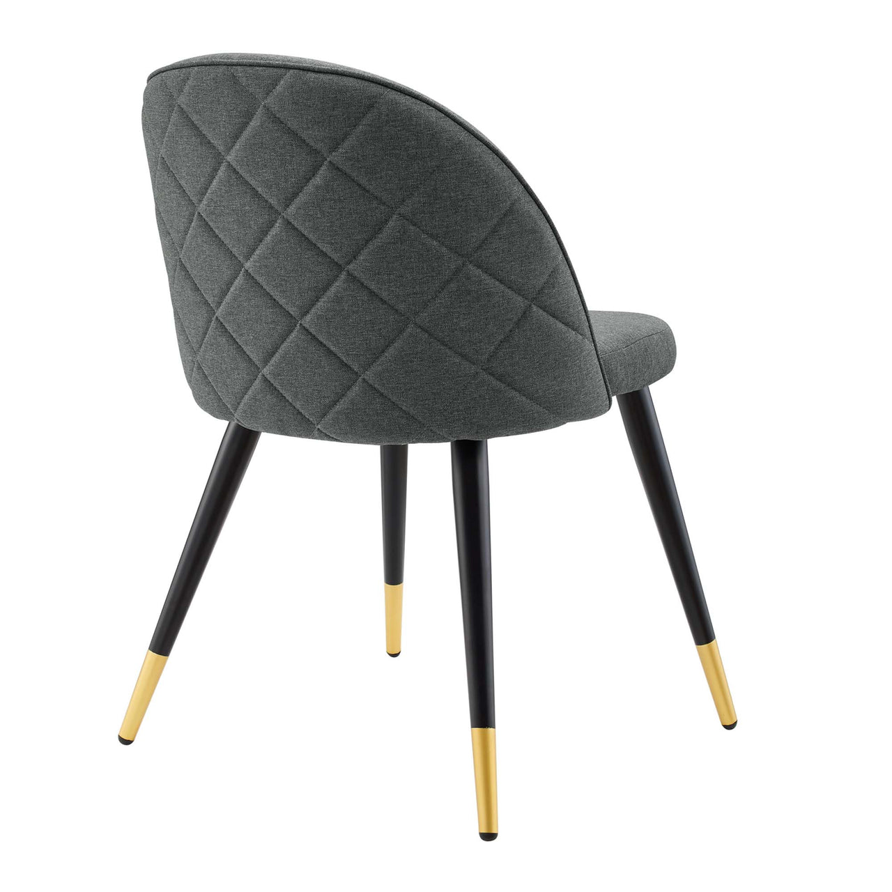 Adamantitus Dining Chair Set of 2, Gray