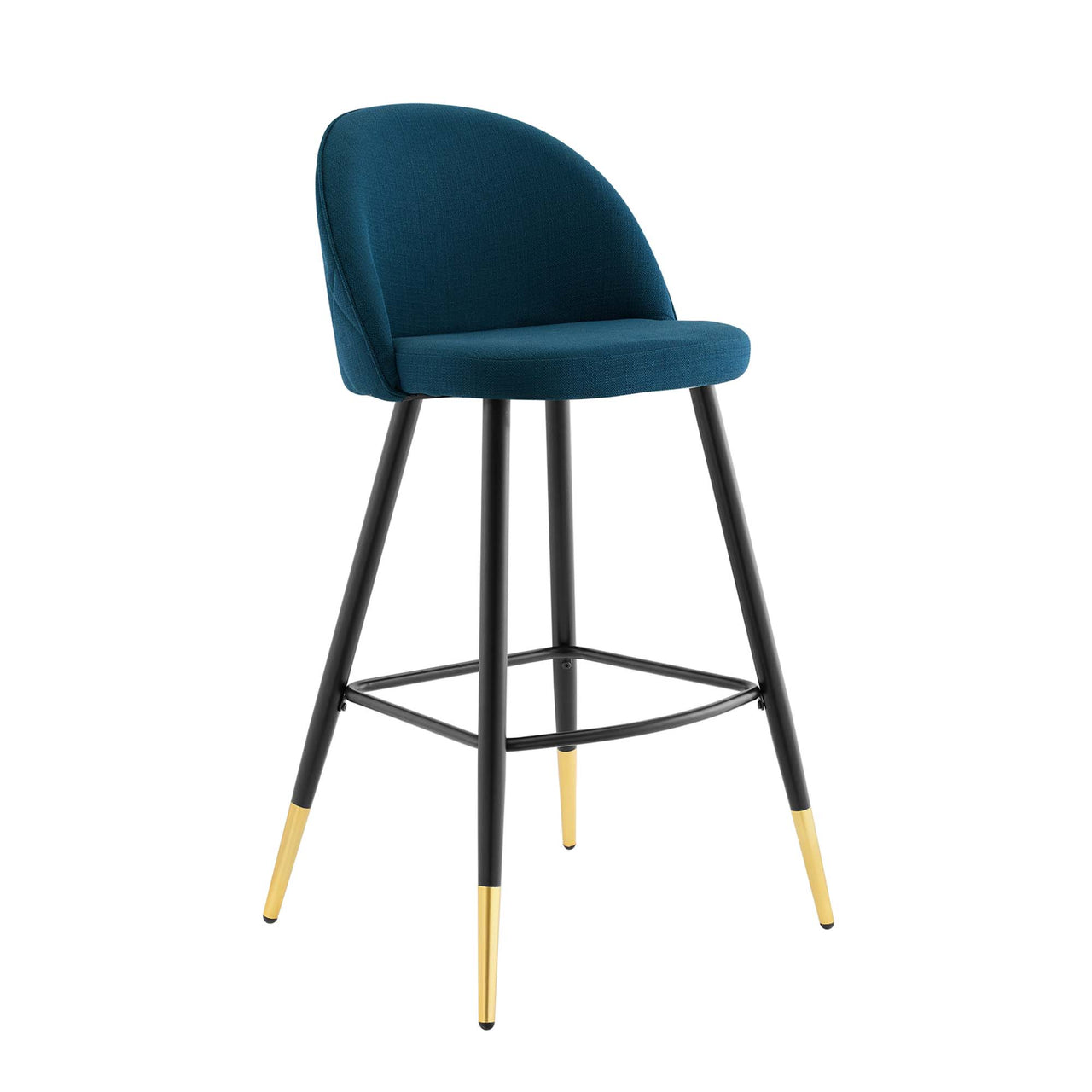 Adamantitus Woven Bar Stool Set of 2, Azure