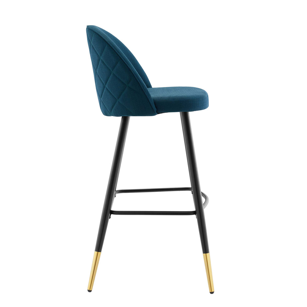 Adamantitus Woven Bar Stool Set of 2, Azure
