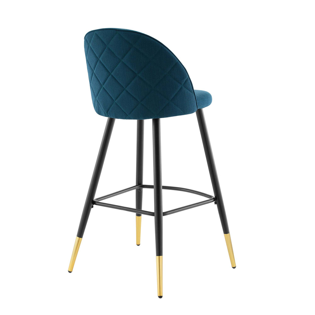 Adamantitus Woven Bar Stool Set of 2, Azure