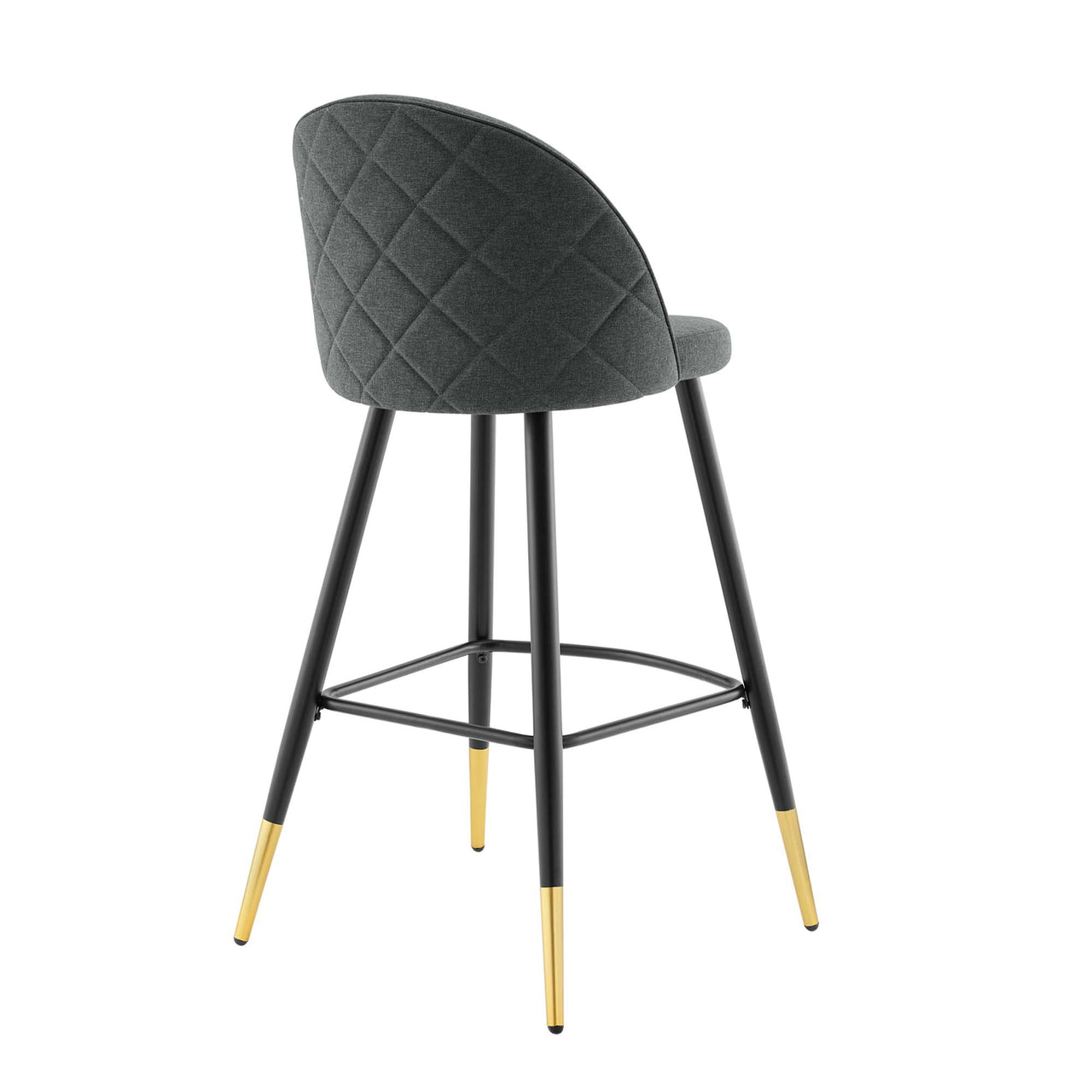 Adamantitus Woven Bar Stool Set of 2, Gray
