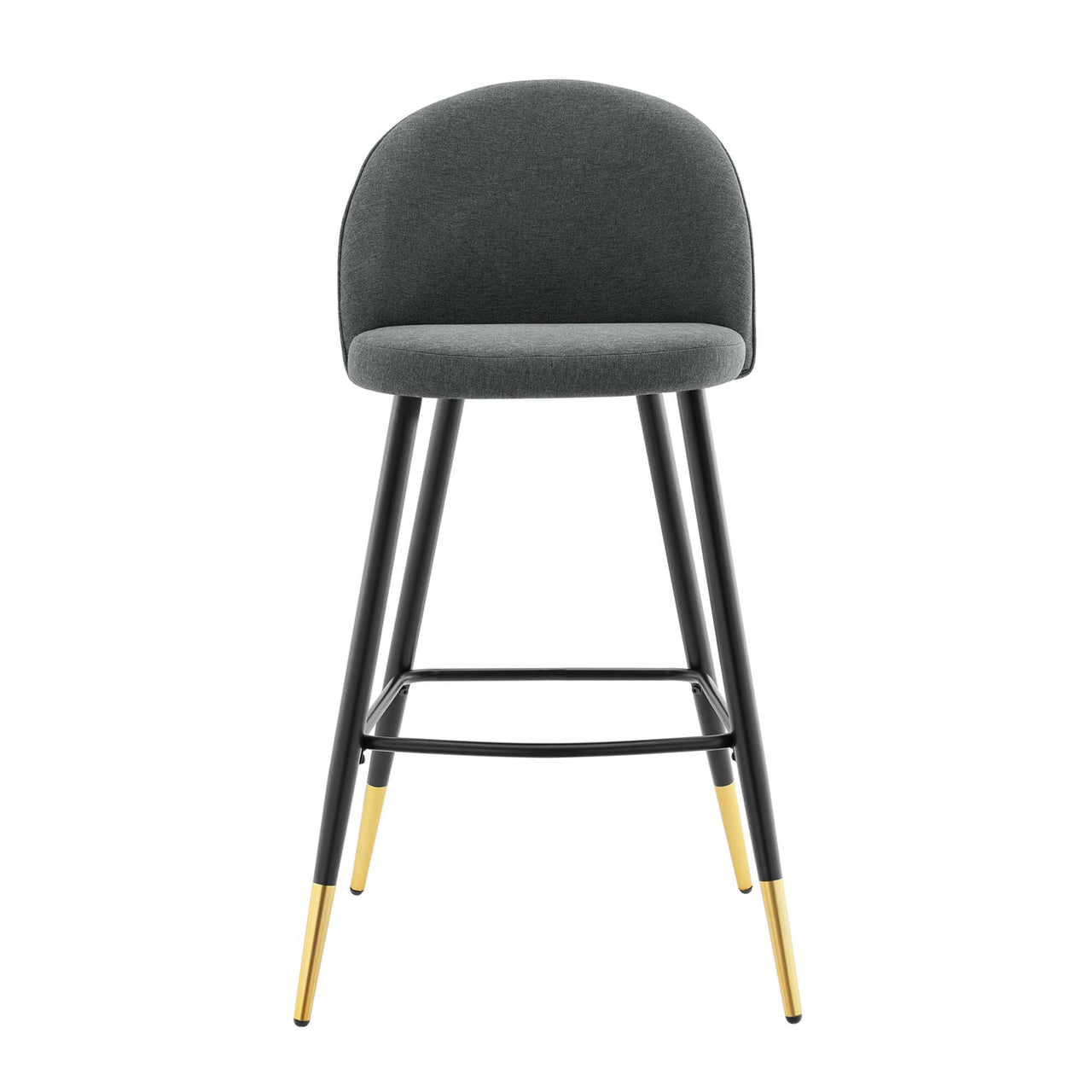 Adamantitus Woven Bar Stool Set of 2, Gray
