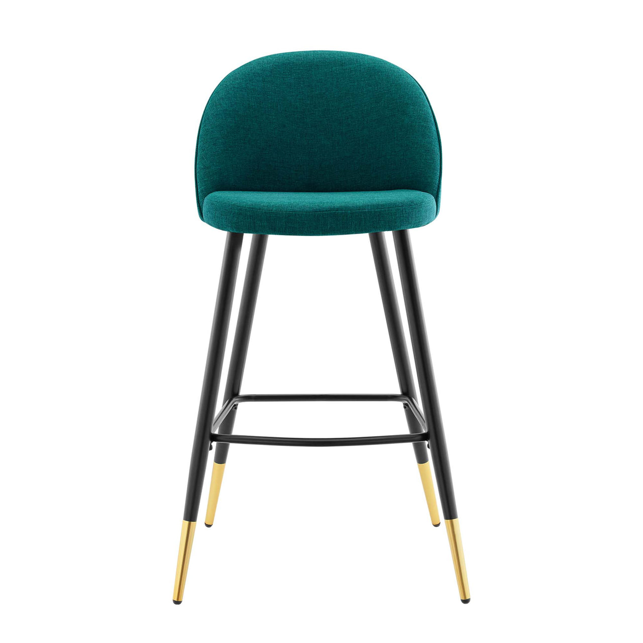 Adamantitus Woven Bar Stool Set of 2, Teal