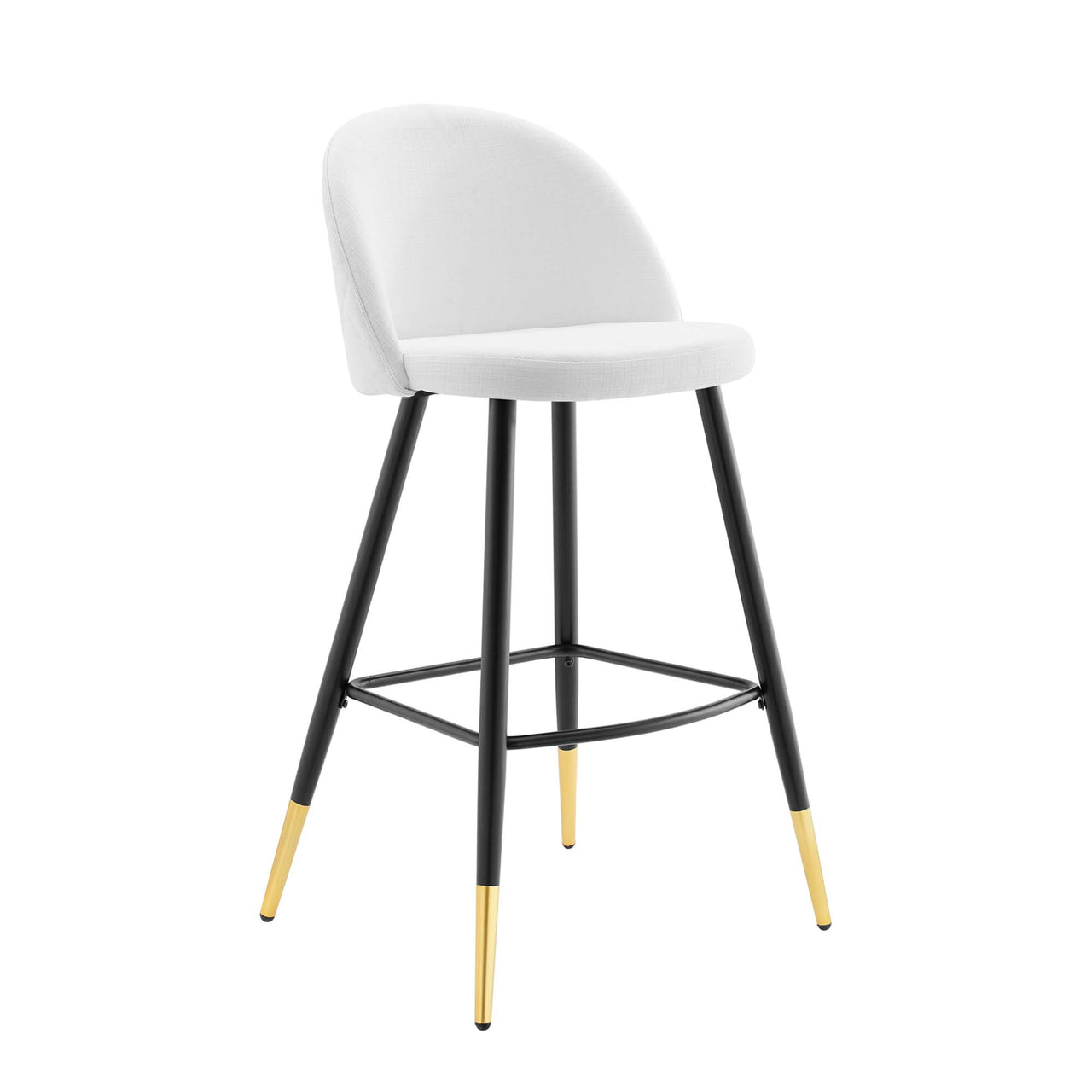 Adamantitus Woven Bar Stool Set of 2, White