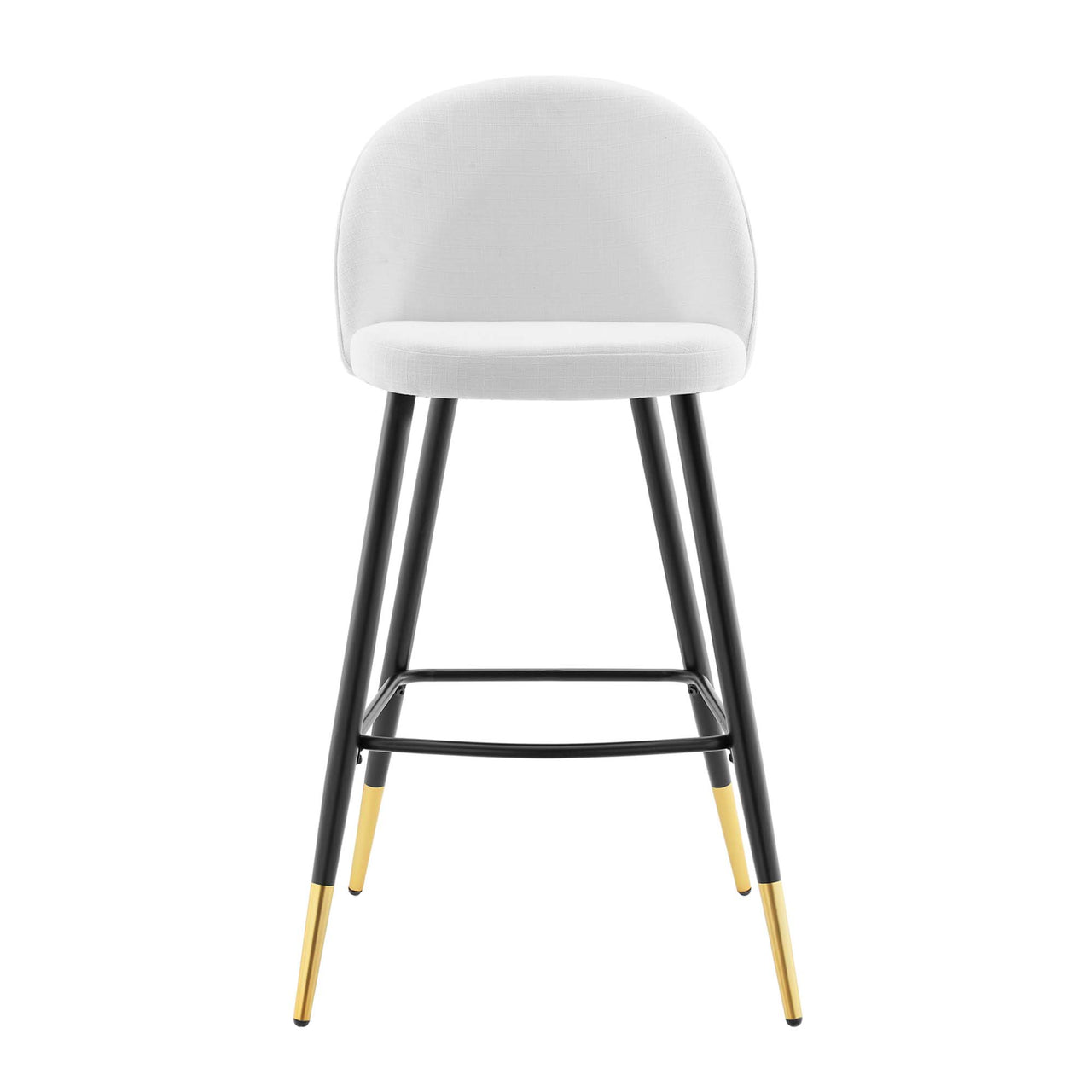 Adamantitus Woven Bar Stool Set of 2, White