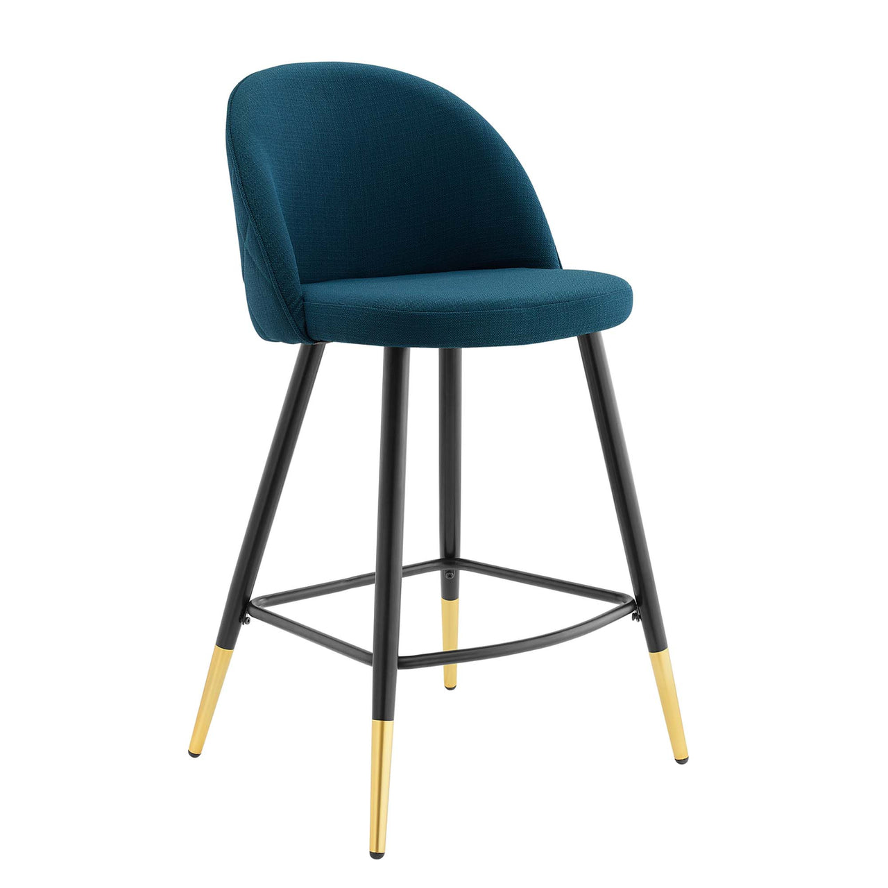 Adamantitus Woven Counter Stool Set of 2, Azure