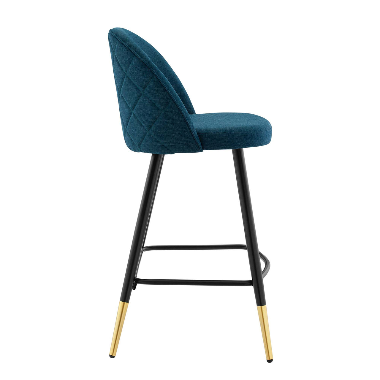 Adamantitus Woven Counter Stool Set of 2, Azure