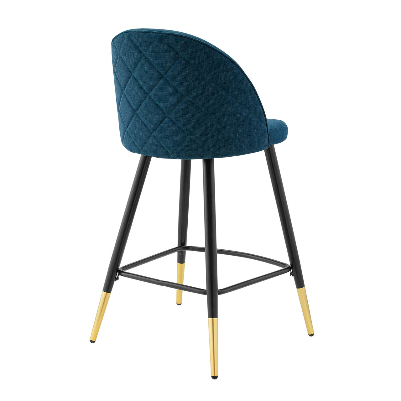 Adamantitus Woven Counter Stool Set of 2, Azure
