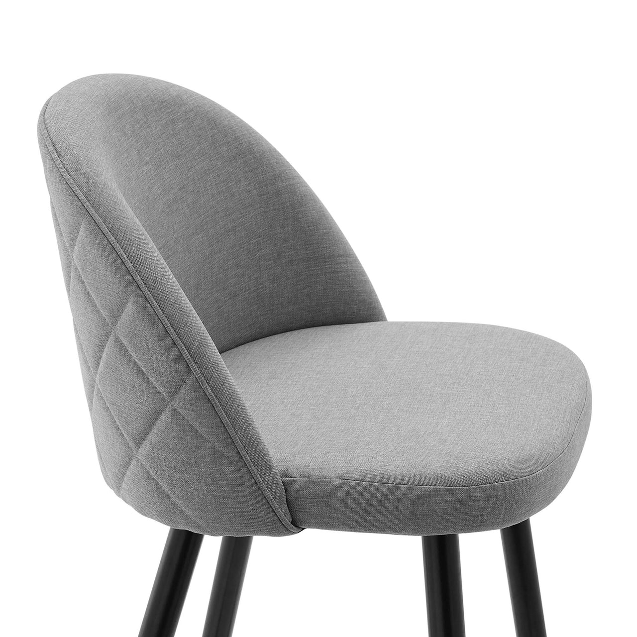 Adamantitus Woven Counter Stool Set of 2, Light Gray