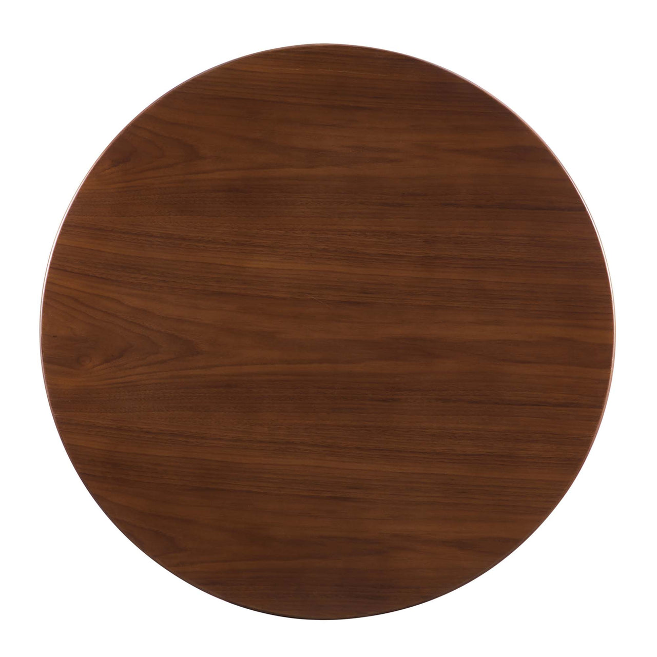 Kavrin Round Dining Table, Small, Gold & Walnut