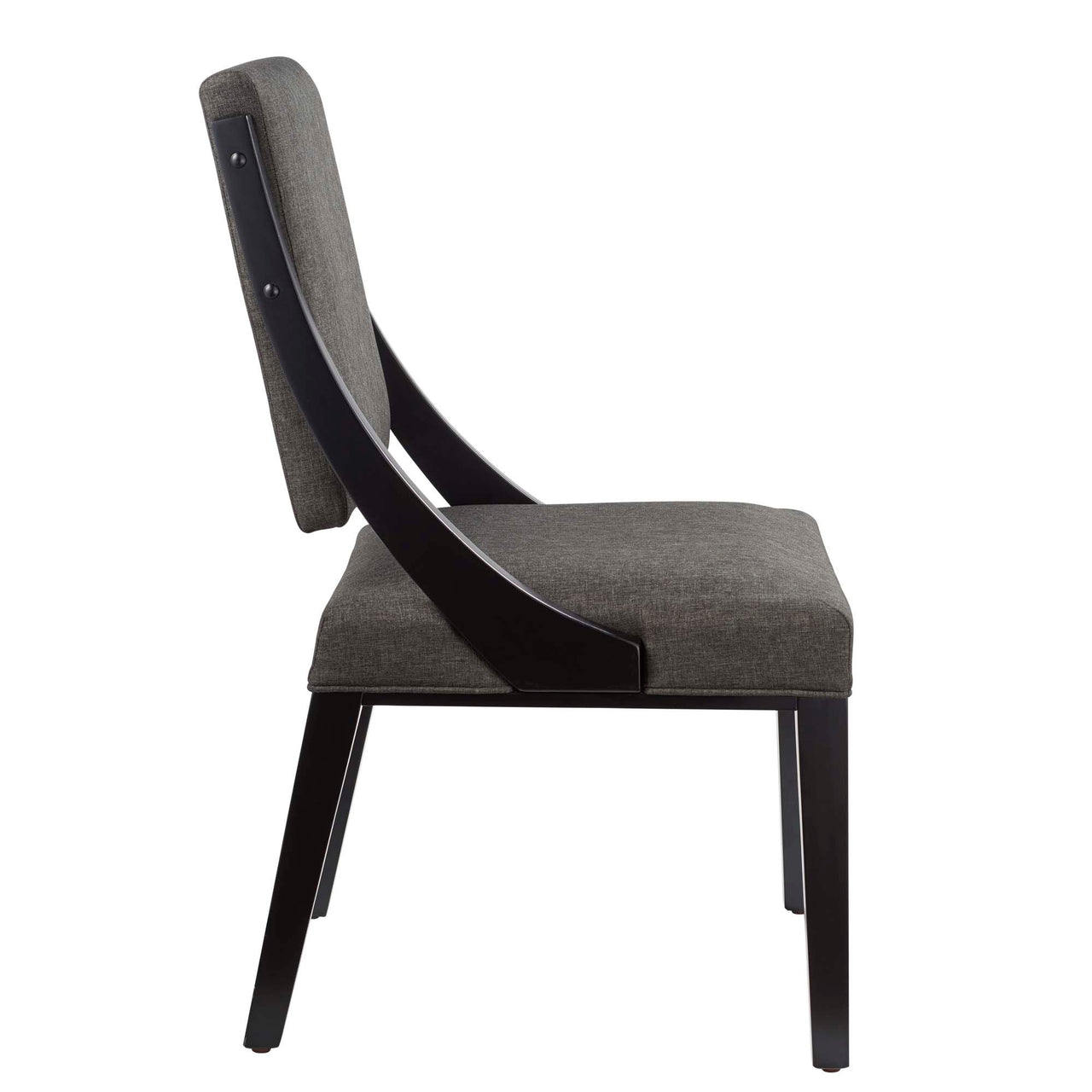 Tramelle Fabric Dining Chair Set of 2, Gray