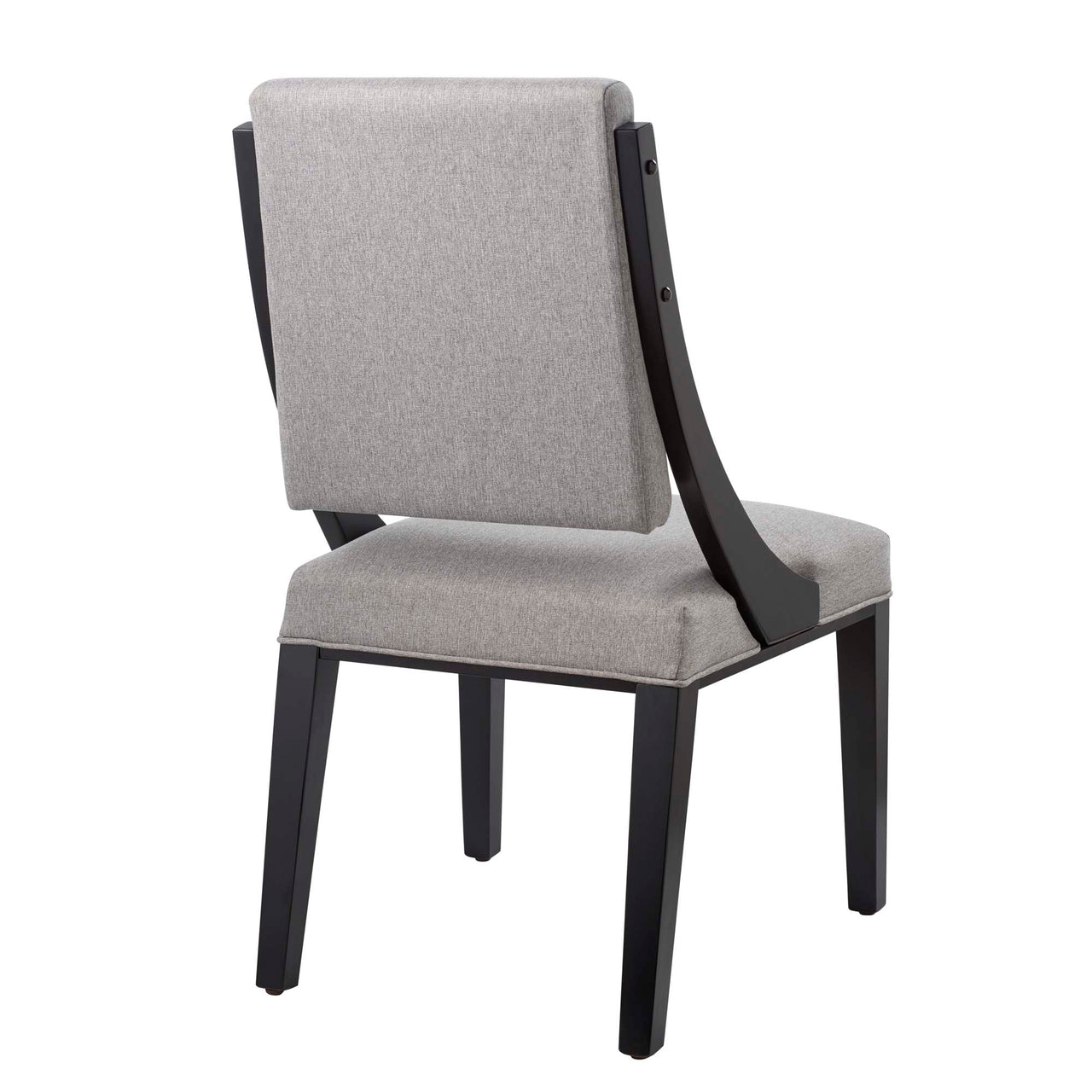 Tramelle Fabric Dining Chair Set of 2, Light Gray