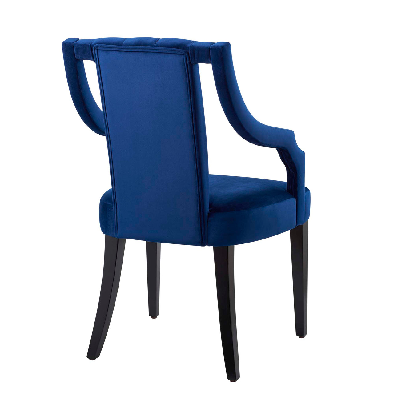 Strength Velvet Dining Chair Set of 2, Navy