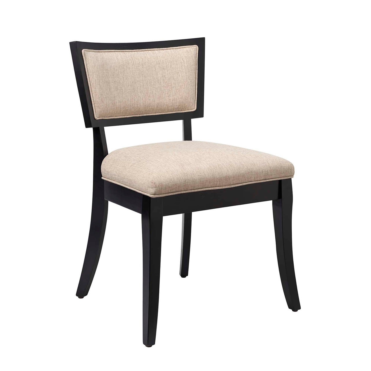Juliandra Fabric Dining Chair Set of 2, Beige