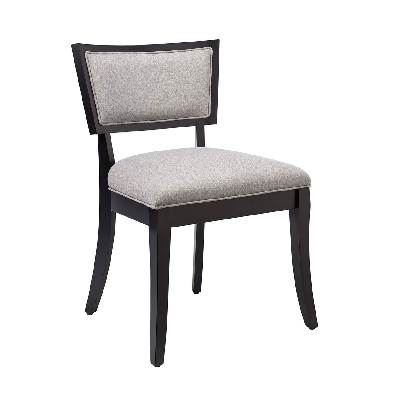 Juliandra Fabric Dining Chair Set of 2, Light Gray