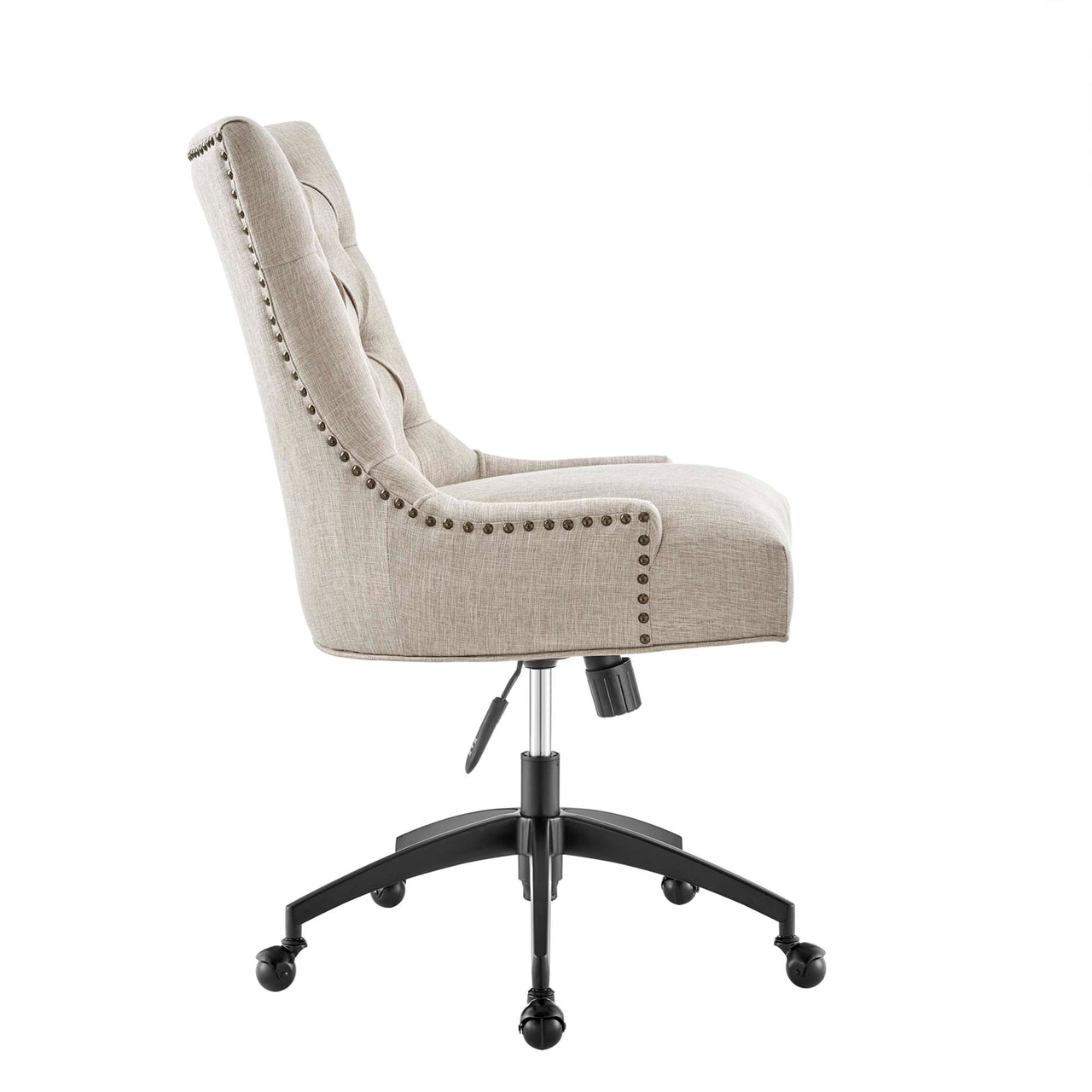 Cavell Fabric Office Chair, Black & Beige