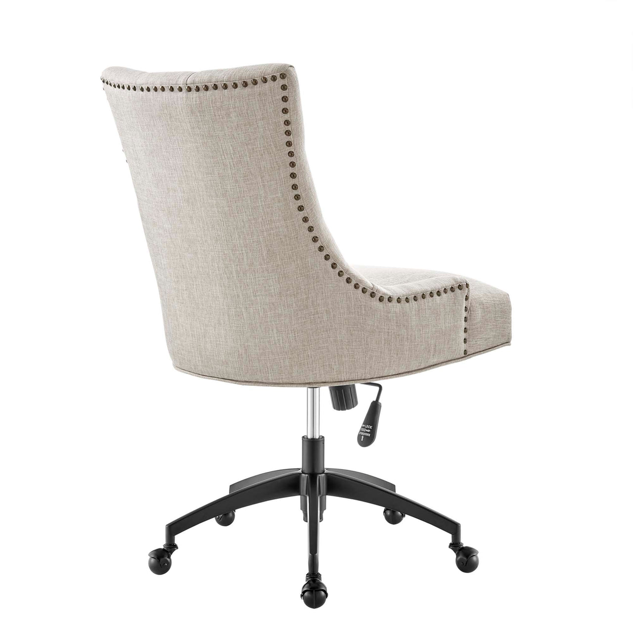 Cavell Fabric Office Chair, Black & Beige