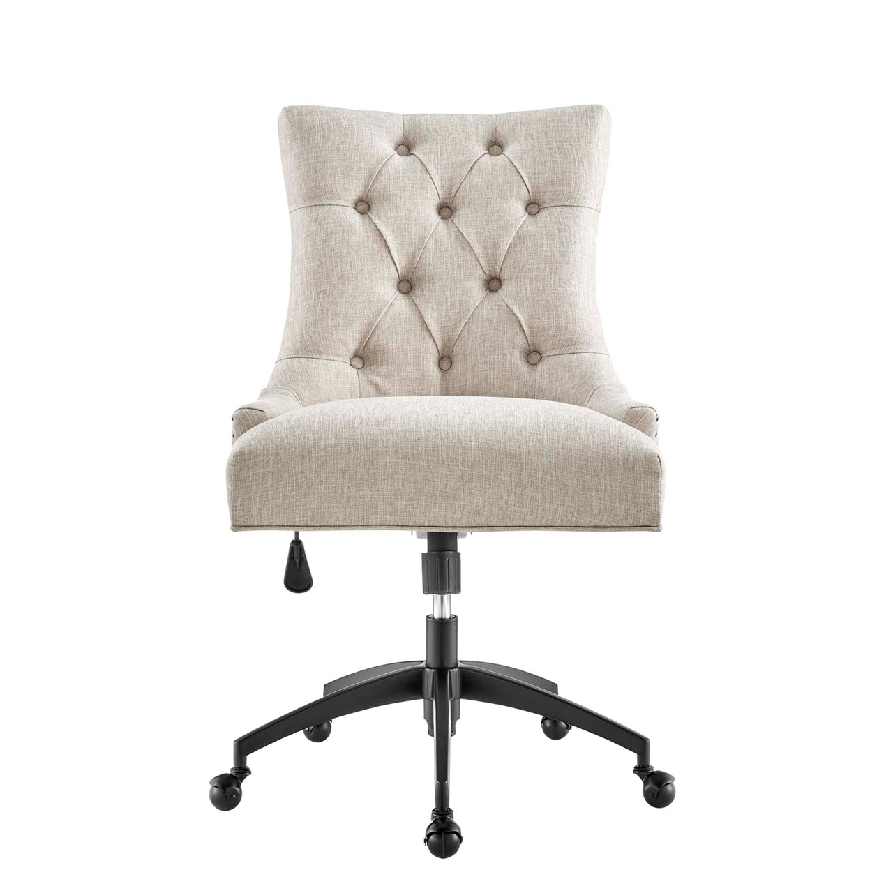 Cavell Fabric Office Chair, Black & Beige