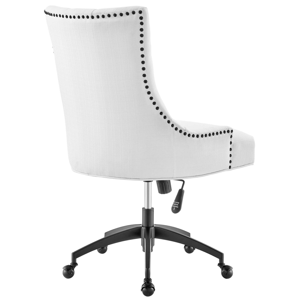 Cavell Fabric Office Chair, Black & White