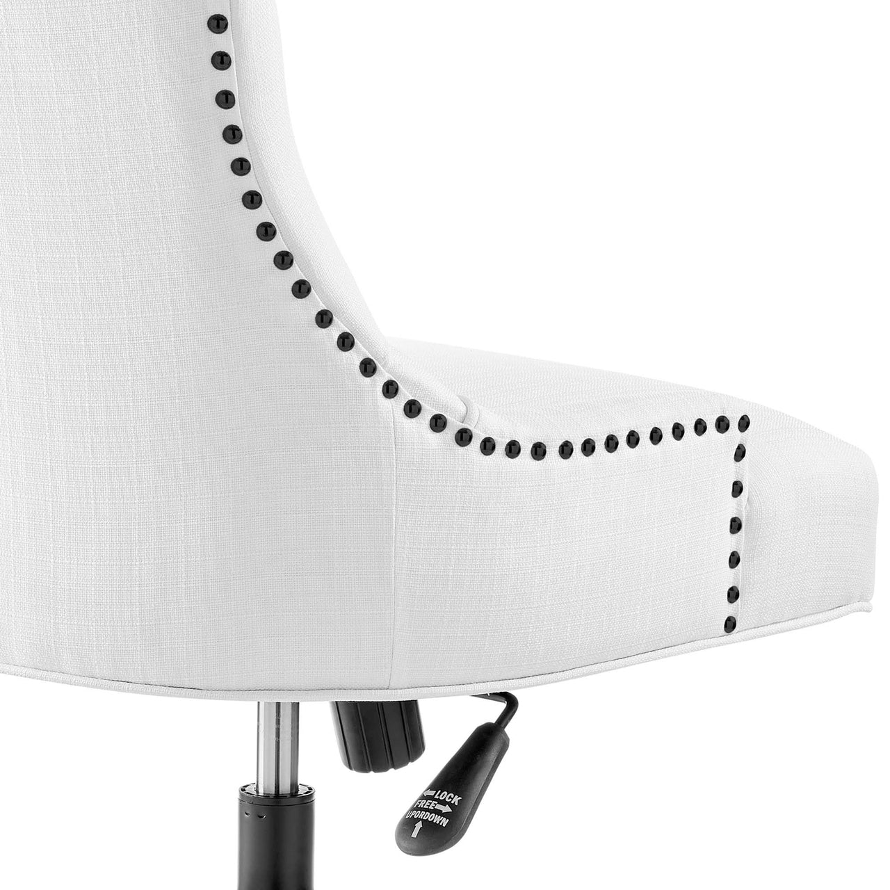 Cavell Fabric Office Chair, Black & White