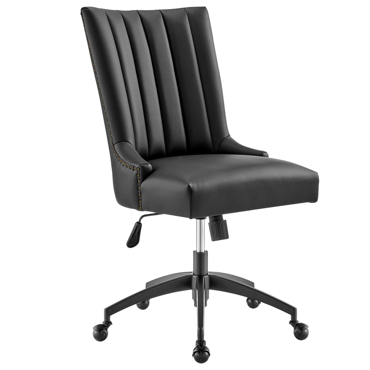 Arvene Eco-Leather Office Chair, Black