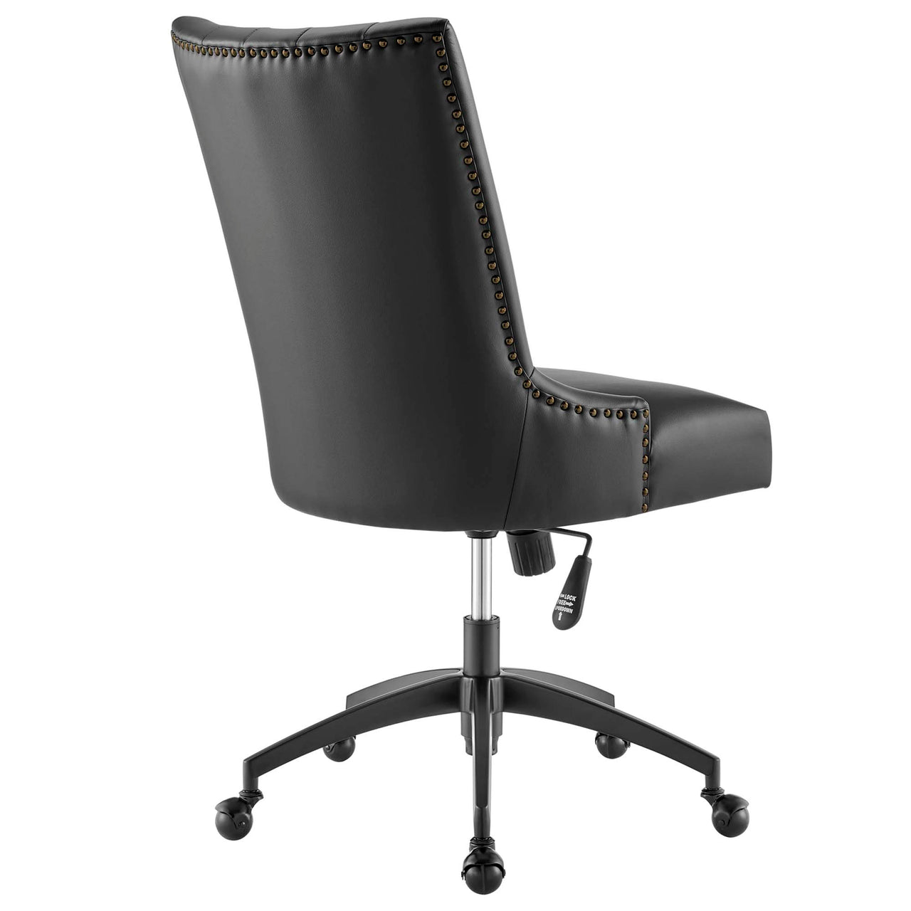 Arvene Eco-Leather Office Chair, Black