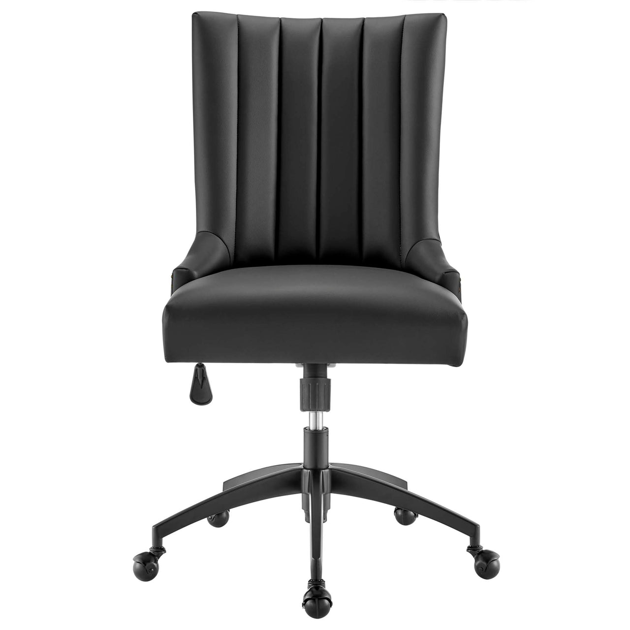 Arvene Eco-Leather Office Chair, Black