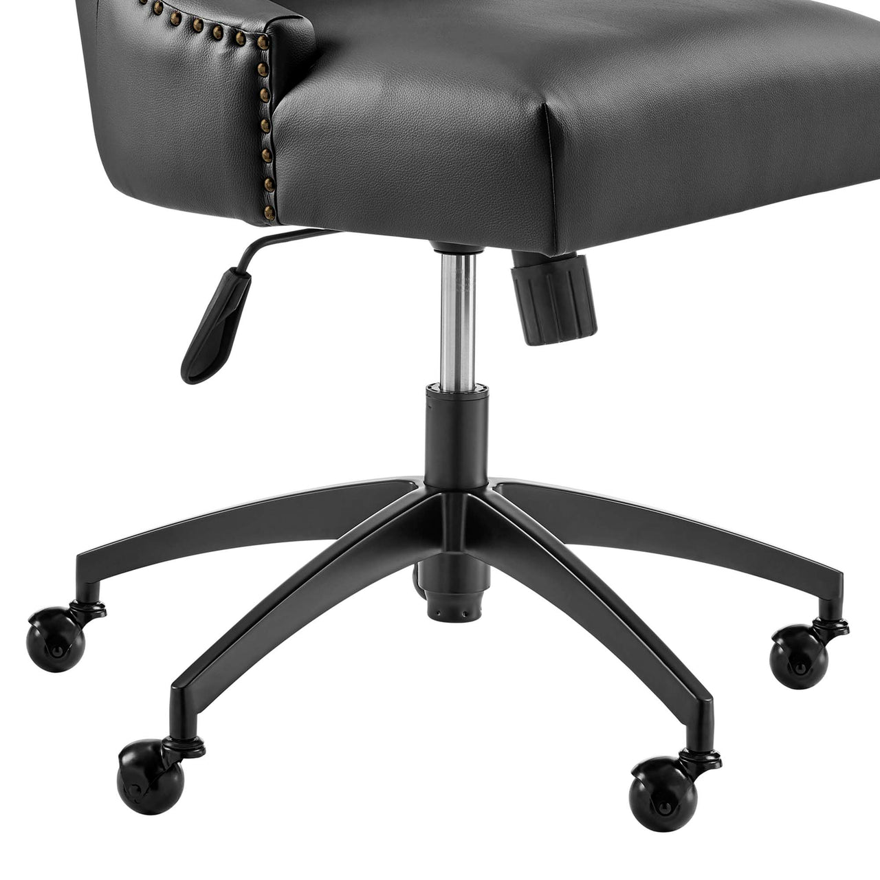 Arvene Eco-Leather Office Chair, Black