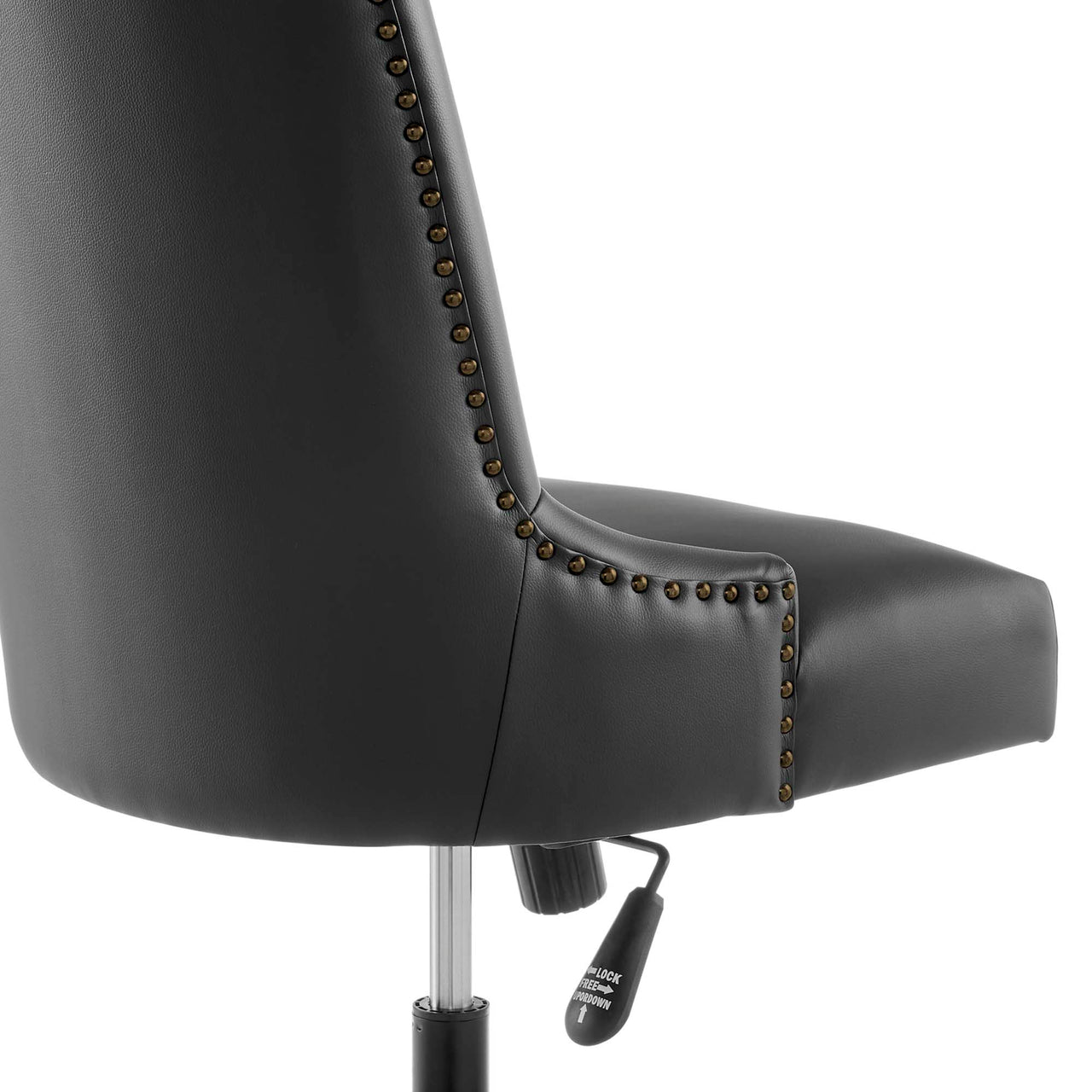 Arvene Eco-Leather Office Chair, Black