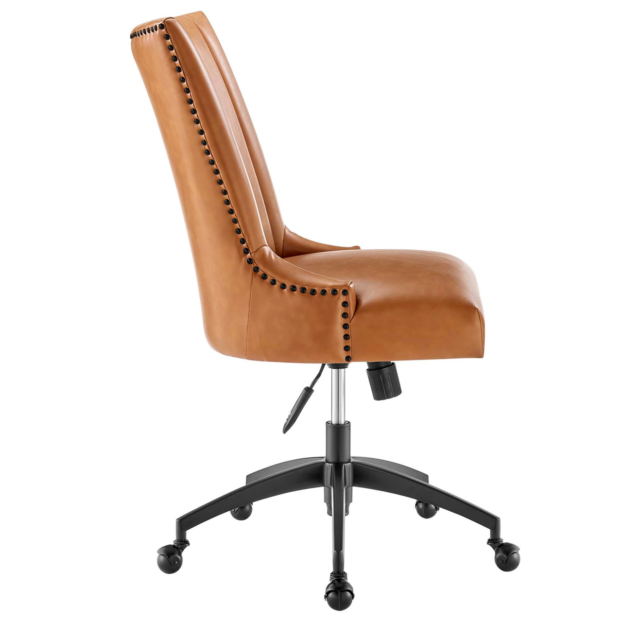 Arvene Eco-Leather Office Chair, Black & Tan